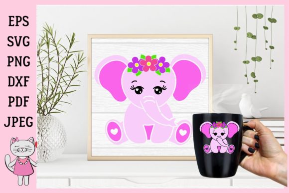 Cute Baby Elephant Graphic: A Publisher’s Review of Graphics and Crafts Assets