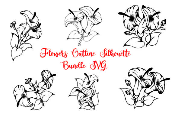 Flowers Outline Silhouette Bundle: A Designer’s Review for Graphics and Crafts