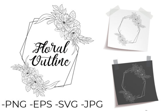 Line Drawing Flowers Frame Set Review
