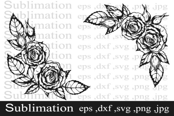 Rose Ornament Tattoo by Hand Drawing Graphics and Crafts Review