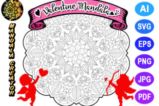 Valentine Mandala for Adult Coloring -09