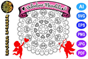 Valentine Mandala for Adult Coloring -12