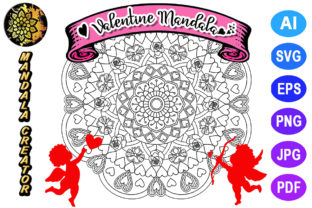 Valentine Mandala for Adult Coloring -19
